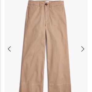 Madewell Langford Wide-Leg Crop Pants
